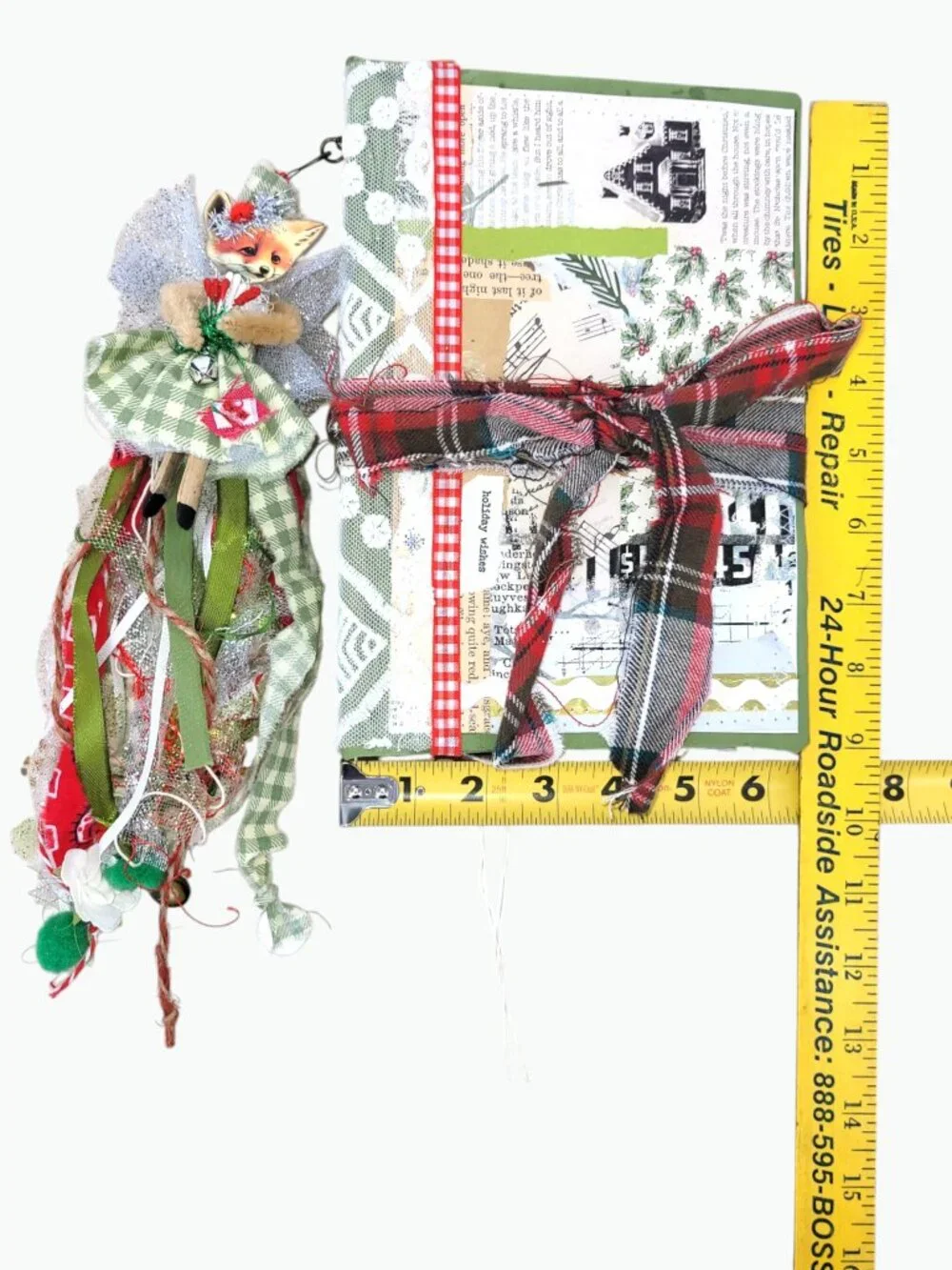 Christmas Junk Journal and Deluxe Kit • 133+ Embellishments • Ready to Decorate